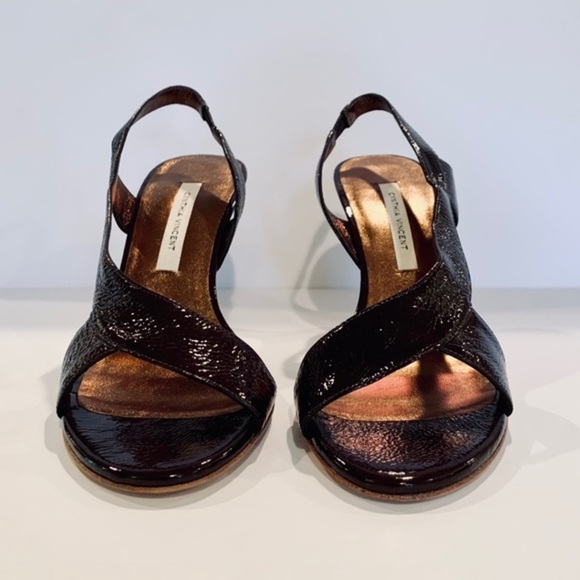 CYNTHIA VINCENT‎ SLING BACK HEELS - Picture 5 of 14